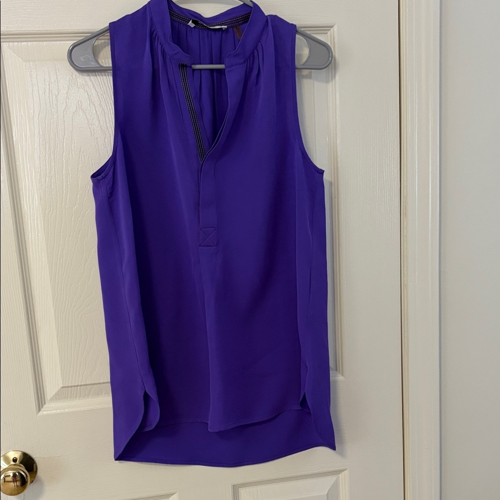 Robert Graham size Large Women's Sleeveless Purple Tank Top